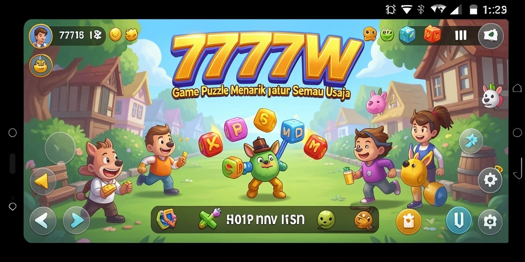 Gameplay menegangkan dan menyenangkan dari 7777W yang penuh tantangan.