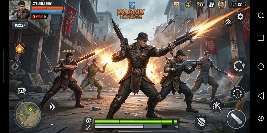Tampilan menarik dari gameplay strategi 93337 yang menantang.