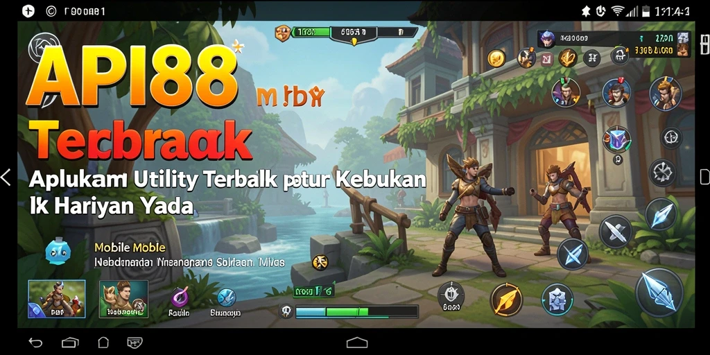 Tampilan utama API88 dengan berbagai fitur Utility yang bermanfaat.