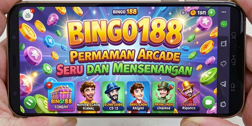 Tampilan gameplay seru dan interaktif BINGO188 di layar.