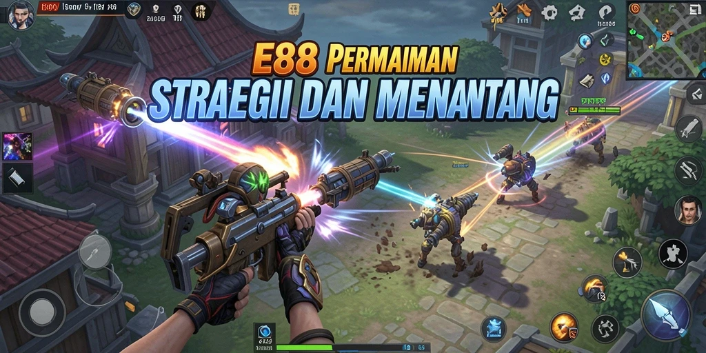Tampilan gameplay E88 yang mendebarkan dalam aksi strategi.