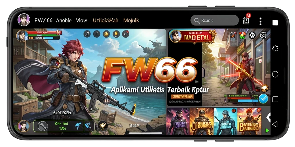 Tampilan utama FW66 dengan berbagai fitur yang menarik.