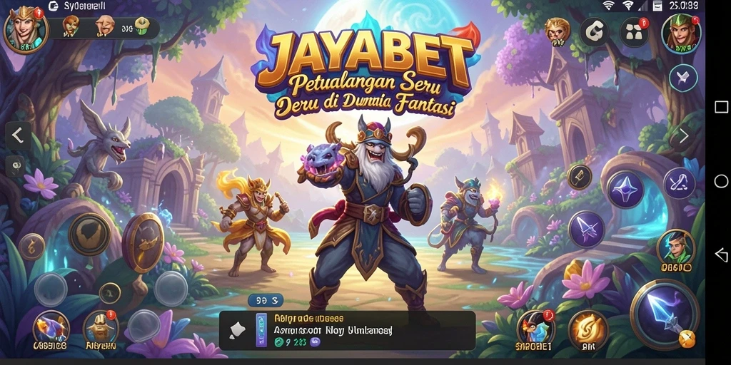 Tampilan gameplay <strong>JAYABET</strong> yang menampilkan petualangan mendebarkan di dunia fantasi.