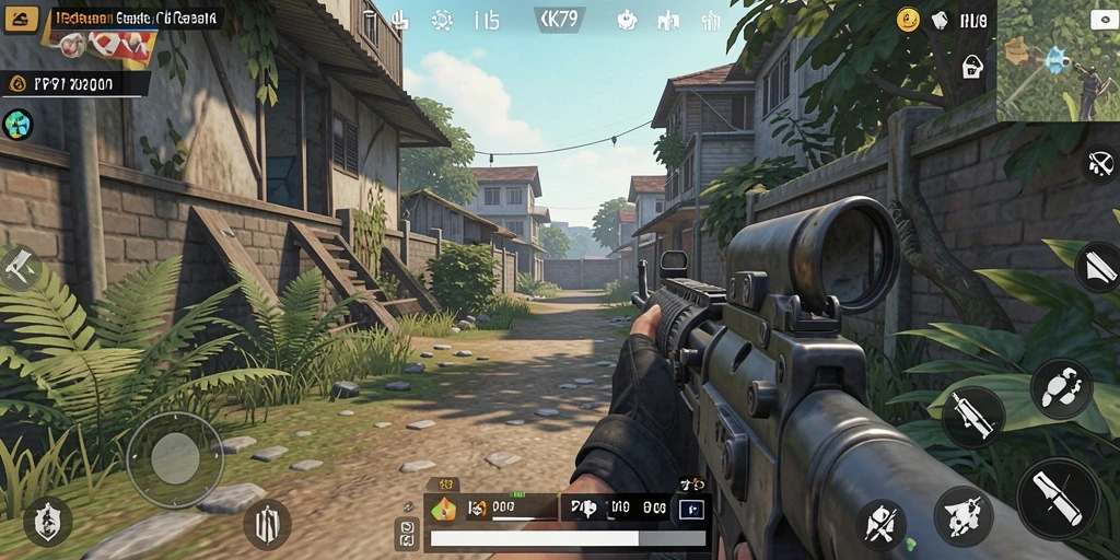 Tampilan gameplay intens dari KPK79 saat bertempur di arena.