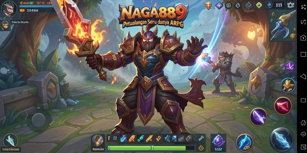 Tampilan menarik dari gameplay NAGA889 yang menantang.