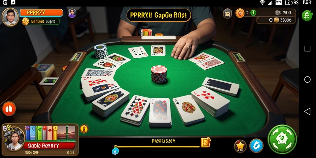 Screenshot gameplay <strong>PPRRYY</strong> yang menampilkan keseruan bermain Gaple.