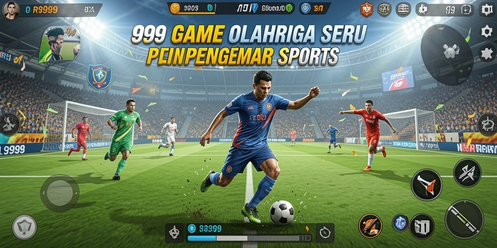 Tampilan gameplay RR999 yang mendebarkan dan penuh aksi olahraga.