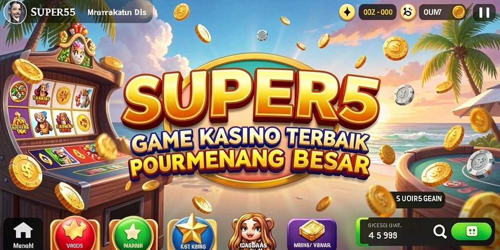 Tampilan gameplay SUPER5 yang menarik dan mendebarkan.