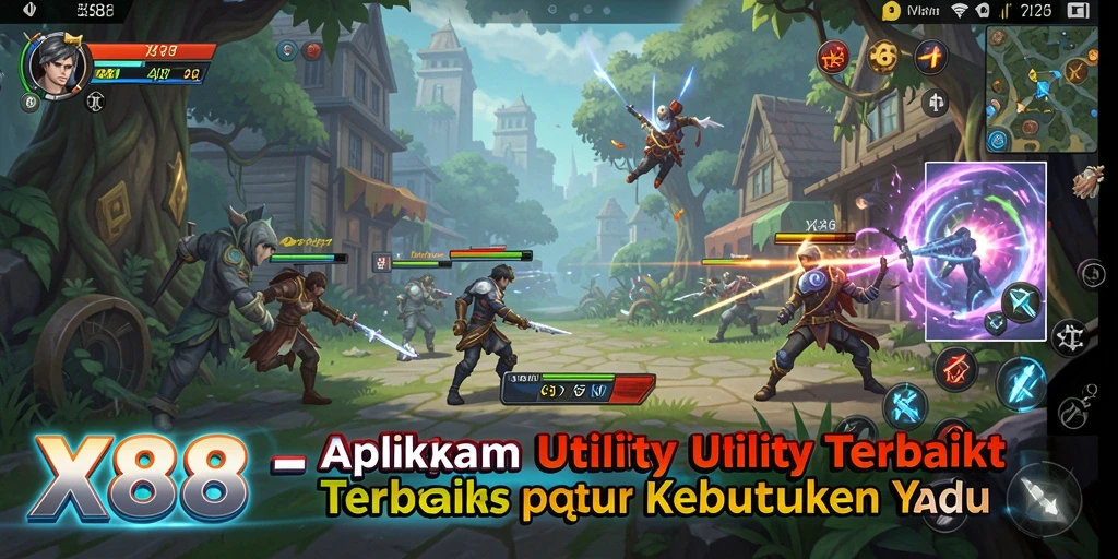Tampilan antarmuka X88 yang sederhana dan fungsional.